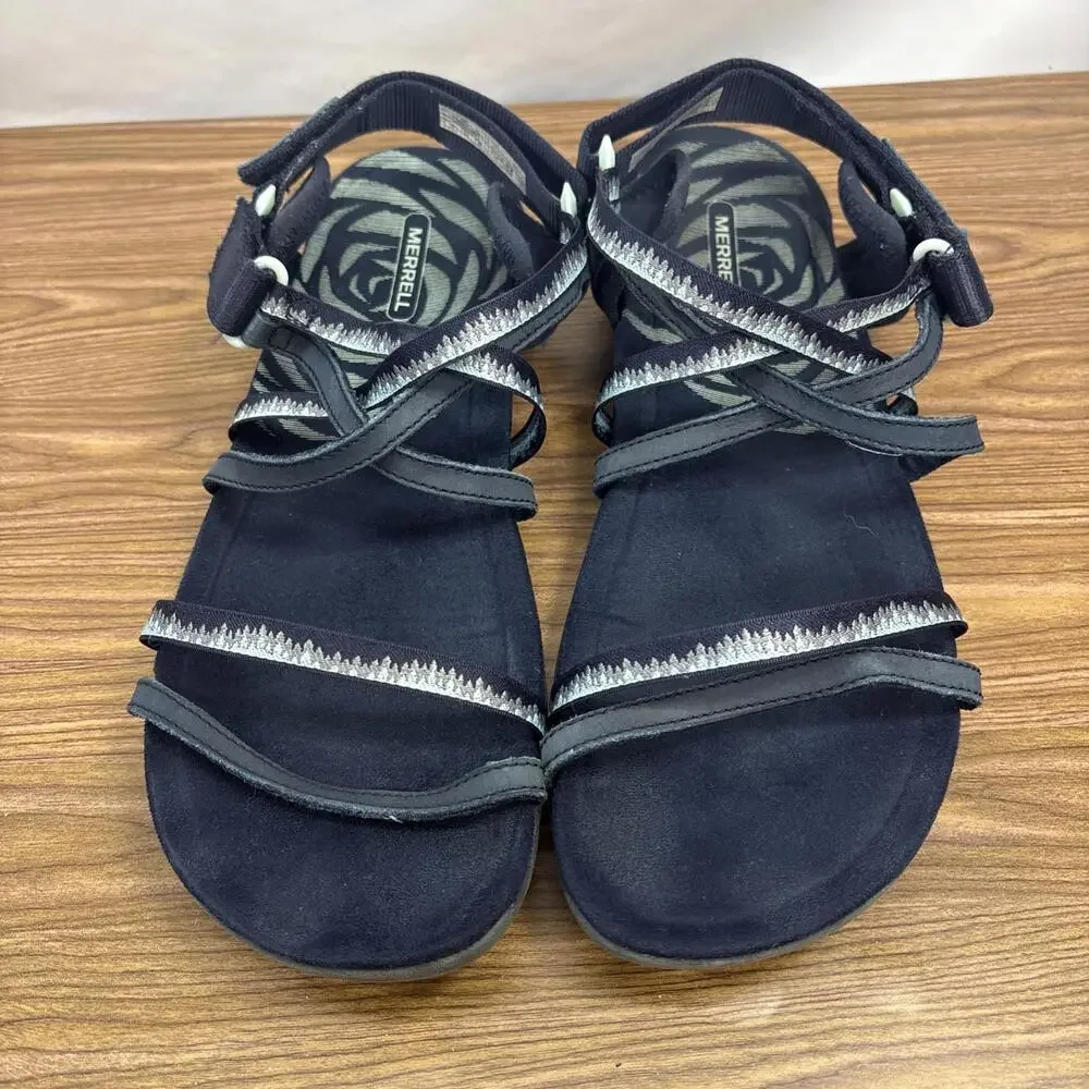 Merrell Terran 3 Cush Lattice Strappy Sandal Navy Size 12